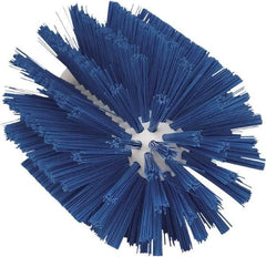 Vikan - 4" Diam Polyester Tube Brush - 6-1/2" OAL, 5-1/4" Head Length, Polypropylene Handle - Top Tool & Supply