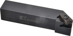 Kennametal - External Thread, Left Hand Cut, 25.4mm Shank Width x 25.4mm Shank Height Indexable Threading Toolholder - 127mm OAL, N.3L Insert Compatibility, NS Toolholder, Series Top Notch - Top Tool & Supply