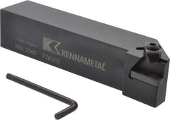 Kennametal - External Thread, Left Hand Cut, 31.75mm Shank Width x 31.75mm Shank Height Indexable Threading Toolholder - 152.4mm OAL, N.4L Insert Compatibility, NS Toolholder, Series Top Notch - Top Tool & Supply