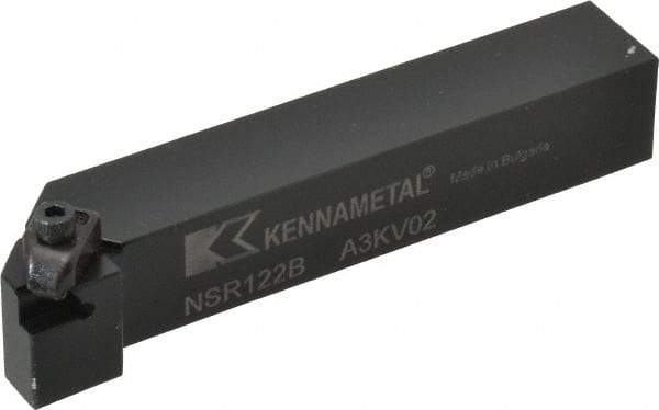 Kennametal - External Thread, Right Hand Cut, 19.05mm Shank Width x 19.05mm Shank Height Indexable Threading Toolholder - 114.3mm OAL, N.2R Insert Compatibility, NS Toolholder, Series Top Notch - Top Tool & Supply