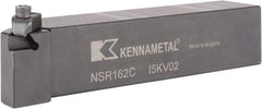 Kennametal - External Thread, Right Hand Cut, 25.4mm Shank Width x 25.4mm Shank Height Indexable Threading Toolholder - 127mm OAL, N.2R Insert Compatibility, NS Toolholder, Series Top Notch - Top Tool & Supply