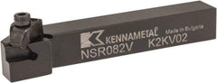 Kennametal - External Thread, Right Hand Cut, 12.7mm Shank Width x 12.7mm Shank Height Indexable Threading Toolholder - 88.9mm OAL, N.2R Insert Compatibility, NS Toolholder, Series Top Notch - Top Tool & Supply