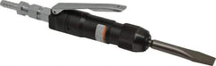 Nitto Kohki - 6,000 BPM, Pneumatic Chipping Hammer - 5.3 CFM Air Consumption, 3/8 NPT Inlet - Top Tool & Supply