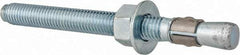 Red Head - 1/2 Inch Diameter, 1/2-13 Inch Thread, 5-1/2 Inch Overall Length, Grade 3, Wedge Expansion Concrete Anchor - Steel, Zinc Plated, 4 Inch Thread Length, Tie Wire Head, 1/2 Inch Drill - Top Tool & Supply