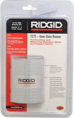 Ridgid - 1/2 to 2 Pipe Capacity, Inner Outer Reamer - Cuts Copper, Aluminium, and Thin Walled Stainless Steel Tubes - Top Tool & Supply