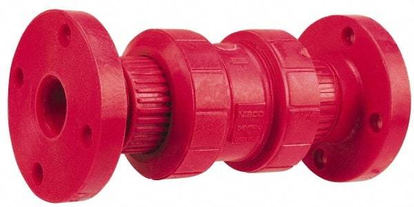 NIBCO - 3/4" PVDF Check Valve - Flanged, 1,360 WOG - Top Tool & Supply