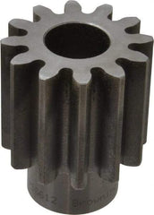 Browning - 6 Pitch, 2" Pitch Diam, 2.33" OD, 12 Tooth Spur Gear - 2" Face Width, 1" Bore Diam, 1-1/2" Hub Diam, 20° Pressure Angle, Steel - Top Tool & Supply