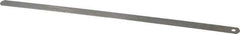 Precision Brand - 0.03 Inch Thick x 1/2 Inch Wide x 12 Inch Leaf Length, Parallel Feeler Gage - High Carbon Steel - Top Tool & Supply