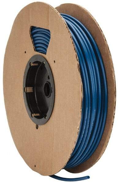 Parker - 0.18" ID x 1/4" OD, 1/32" Wall Thickness, 250' Long, Nylon Tube - Blue, 250 Max psi, -65 to 200°F - Top Tool & Supply