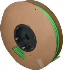 Parker - 0.18" ID x 1/4" OD, 1/32" Wall Thickness, 250' Long, Nylon Tube - Green, 250 Max psi, -65 to 200°F - Top Tool & Supply