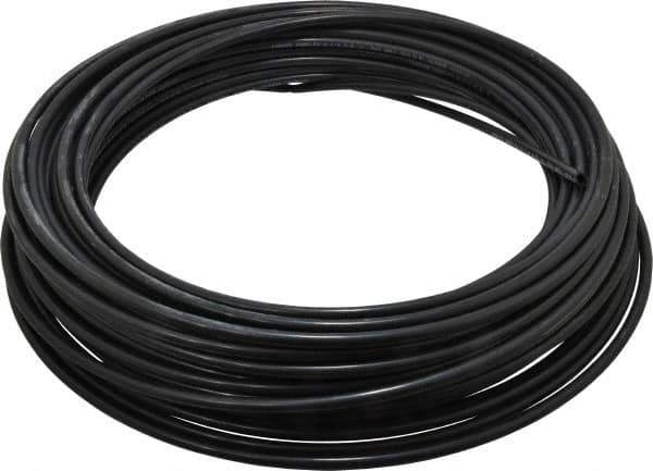 Parker - 11/64" ID x 1/4" OD, 0.04" Wall Thickness, 100' Long, Nylon Tube - Black, 310 Max psi, -65 to 200°F - Top Tool & Supply