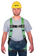 Miller HP Series Non-Stretch Harness w/Friction Buckle Shoulder Straps; Mating Buckle Leg Straps & Mating Buckle Chest Strap - Top Tool & Supply