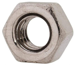 Value Collection - M6x1.00 Metric Coarse Stainless Steel Right Hand Heavy Hex Nut - 10mm Across Flats, 6mm High, Uncoated - Top Tool & Supply