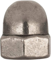 Value Collection - M8x1.25 Metric Coarse, 13mm Width Across Flats, Uncoated, Stainless Steel Acorn Nut - 15mm Overall Height, Austenitic A4, DIN 1587 - Top Tool & Supply