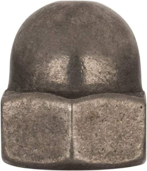 Value Collection - M12x1.75 Metric Coarse, 19mm Width Across Flats, Uncoated, Stainless Steel Acorn Nut - 22mm Overall Height, Austenitic A4, DIN 1587 - Top Tool & Supply