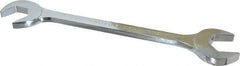 Proto - 1-1/2" Standard Open End Wrench - 14-1/2" OAL, Double End, Chrome Finish, 15° & 60° Head Angle - Top Tool & Supply