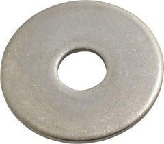 Value Collection - M8 Screw, Grade 18-8 Stainless Steel Fender Flat Washer - 8.4mm ID x 24mm OD, 1.5mm Thick, Plain Finish - Top Tool & Supply