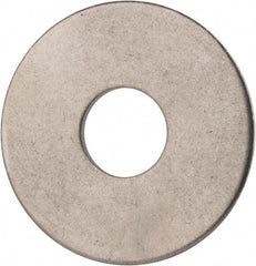 Value Collection - M14 Screw, Grade 18-8 Stainless Steel Fender Flat Washer - 15mm ID x 45mm OD, 2.5mm Thick, Plain Finish - Top Tool & Supply