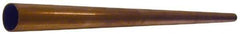 Mueller Industries - 5/8 Inch Outside Diameter x 5 Ft. Long, Copper Round Tube - 0.569 Inch Inside Diameter, 0.028 Inch Wall Thickness, Alloy 122 - Top Tool & Supply