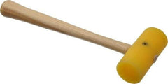 Garland - 1/4 Lb Head Plastic Mallet - 9" OAL, 9-1/4" Long Wood Handle - Top Tool & Supply