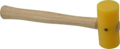 Garland - 1/2 Lb Head Plastic Mallet - 10-1/2" OAL, 12" Long Wood Handle - Top Tool & Supply