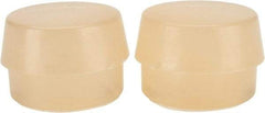 Garland - 1-3/4" Face Diam, Grade Soft, Natural Soft Face Hammer Tip - Urethane - Top Tool & Supply