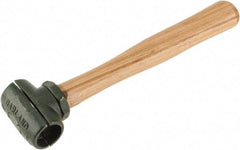 Garland - 1-1/2 Lb Head 1-1/4" Face Malleable Iron Split Head Hammer without Faces - Wood Handle - Top Tool & Supply