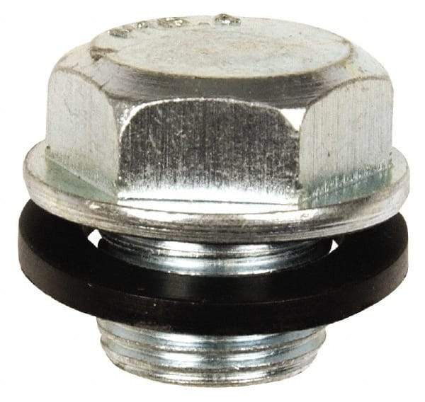 Dorman - Standard Oil Drain Plug with Gasket - M16.4x1.33 Thread, O-Ring Gasket - Top Tool & Supply