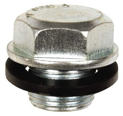 Dorman - Standard Oil Drain Plug with Gasket - M16.4x1.33 Thread, O-Ring Gasket - Top Tool & Supply