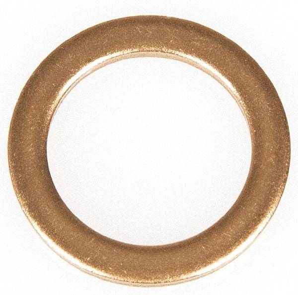 Dorman - 1/2 SAE, 1/2" ID x 3/4" OD Oil Drain Plug Gasket - 3/32" Thick, Copper - Top Tool & Supply