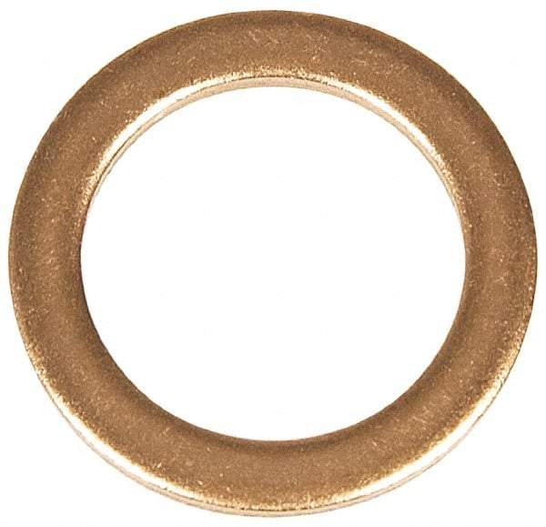 Dorman - 5/8 SO, 11/16 SAE, 11/16" ID x 1-1/16" OD Oil Drain Plug Gasket - 3/32" Thick, Copper - Top Tool & Supply