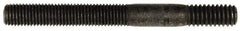 Dorman - 5/16-24 Long Thread, 5/16-18 Short Thread, 3" OAL Unequal Double Threaded Stud - Steel, Black Oxide Finish, 1-5/8" Long Thread Length, 5/8" Short Thread Length - Top Tool & Supply