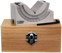 Fowler - 1-3/4" Max Capacity, 90° Angle, Steel V-Block - 3-3/4" Long x 1-3/4" Wide x 2" High, Sold as Individual - Top Tool & Supply