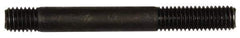 Dorman - M8x1.25 70mm OAL Unequal Double Threaded Stud - Steel, Black Oxide Finish, 24mm Long Thread Length, 10mm Short Thread Length, Metric - Top Tool & Supply