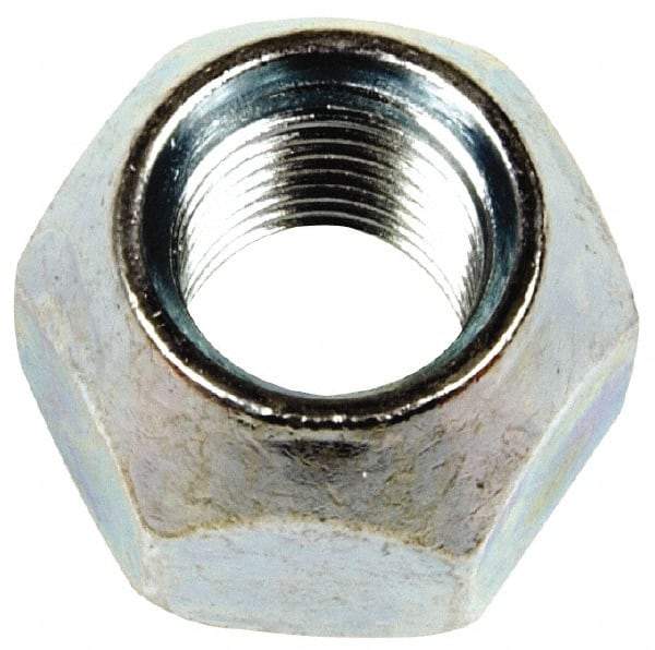 Dorman - 7/16-20 Zinc Finish Open Wheel Nut - 3/4" Hex, 9/16" OAL - Top Tool & Supply