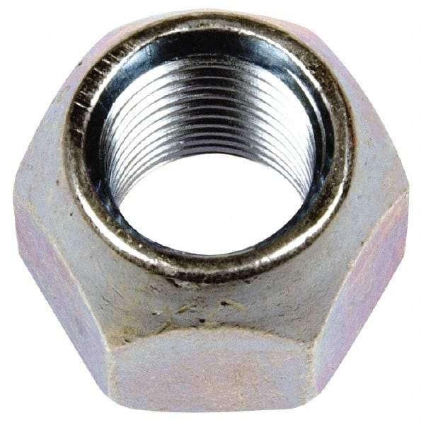 Dorman - M12-1.25 Chrome Finish Open Wheel Nut - 19mm Hex, 16mm OAL, 60° Seat Angle - Top Tool & Supply