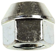 Dorman - M14-1.5 Yellow Zinc Finish Open Wheel Nut - 22mm Hex, 20.5mm OAL, 60° Seat Angle - Top Tool & Supply