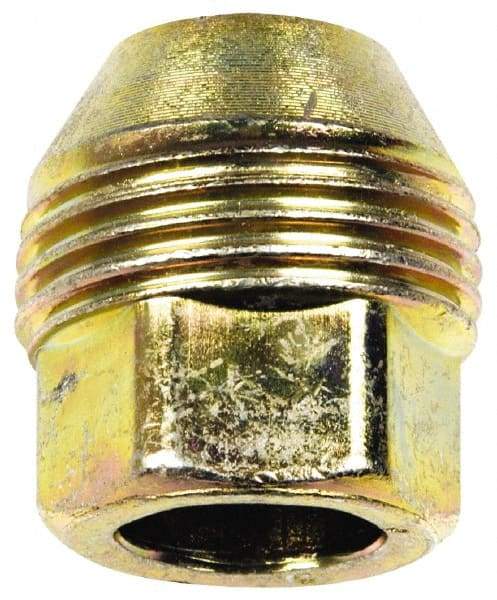 Dorman - M14-1.5 Zinc Finish Open Wheel Nut - 22mm Hex, 28.5mm OAL, 60° Seat Angle - Top Tool & Supply