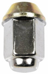 Dorman - 1/2-20 Stainless Finish Capped Wheel Nut - 13/16" Hex, 1-15/32" OAL, 60° Seat Angle - Top Tool & Supply