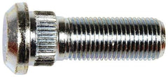 Dorman - 1/2-20 Serrated Bolt Wheel Stud - 0.63" Knurl, 1-17/32" OAL, 3/8" Shoulder Length - Top Tool & Supply