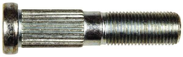 Dorman - 1/2-20 Serrated Bolt Wheel Stud - 0.56" Knurl, 2-3/8" OAL, 15/16" Shoulder Length - Top Tool & Supply