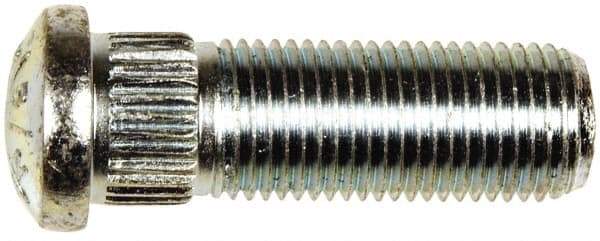 Dorman - 1/2-20 Serrated Bolt Wheel Stud - 0.535" Knurl, 1-17/32" OAL, 5/16" Shoulder Length - Top Tool & Supply