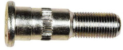 Dorman - 1/2-20 Serrated Bolt Wheel Stud - 5/8" Knurl, 1-5/16" OAL, 1" Shoulder Length - Top Tool & Supply