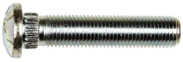 Dorman - 7/16-20 Serrated Bolt Wheel Stud - 0.475" Knurl, 2-1/8" OAL, 3/16" Shoulder Length - Top Tool & Supply