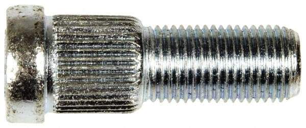 Dorman - 1/2-20 Serrated Bolt Wheel Stud - 0.62" Knurl, 1-5/8" OAL, 19/32" Shoulder Length - Top Tool & Supply