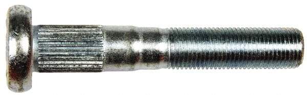 Dorman - 9/16-18 Serrated Bolt Wheel Stud - 0.621" Knurl, 3-17/32" OAL, 1-5/16" Shoulder Length - Top Tool & Supply