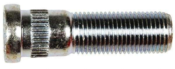 Dorman - 9/16-18 Serrated Bolt Wheel Stud - 5/8" Knurl, 2" OAL, 5/8" Shoulder Length - Top Tool & Supply