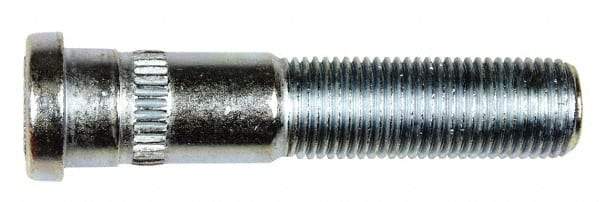 Dorman - 9/16-18L Serrated Bolt Wheel Stud - 0.63" Knurl, 2-25/32" OAL, 1-1/8" Shoulder Length - Top Tool & Supply