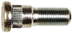 Dorman - 1/2-20 Serrated Bolt Wheel Stud - 0.621" Knurl, 1-5/8" OAL, 17/32" Shoulder Length - Top Tool & Supply