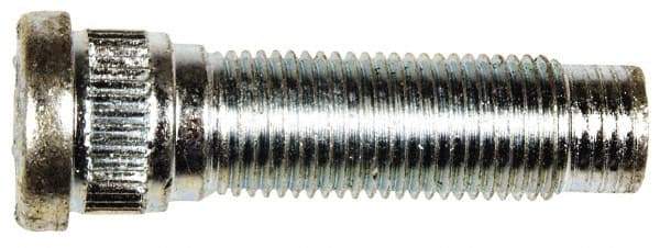 Dorman - 1/2-20 Serrated Bolt Wheel Stud - 0.62" Knurl, 1-21/32" OAL, 11/32" Shoulder Length - Top Tool & Supply